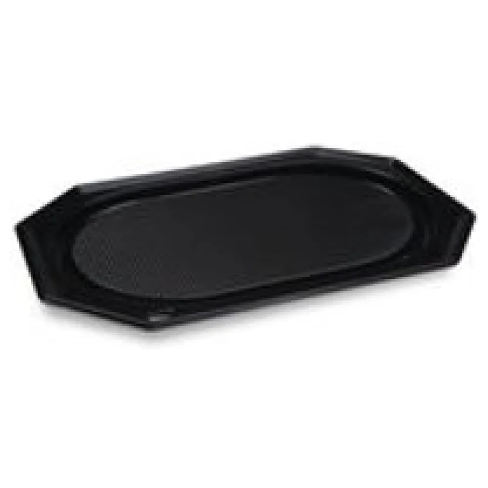 Catering-Platte rPET oval schwarz 54 x 36 cm, 10 Stk. – Bild 3