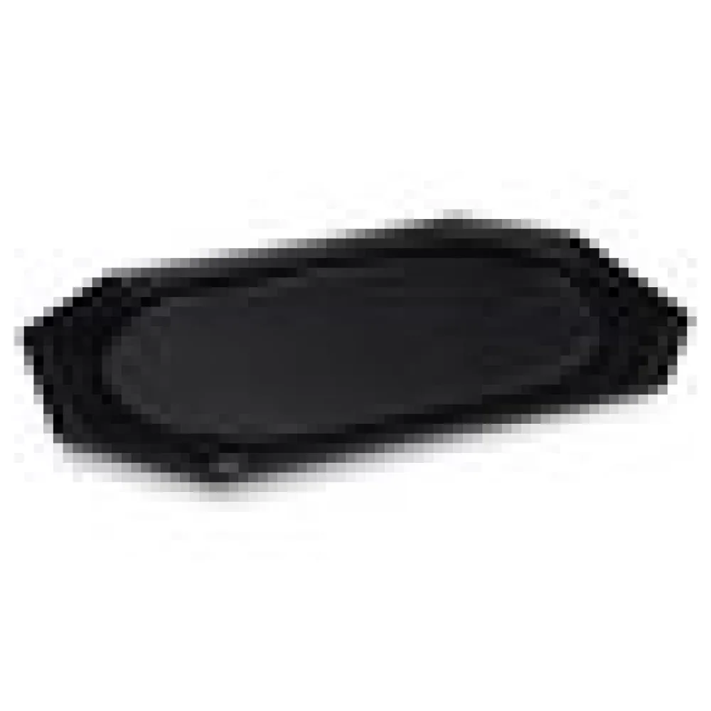 Catering-Platte rPET oval schwarz 54 x 36 cm, 10 Stk. – Bild 4