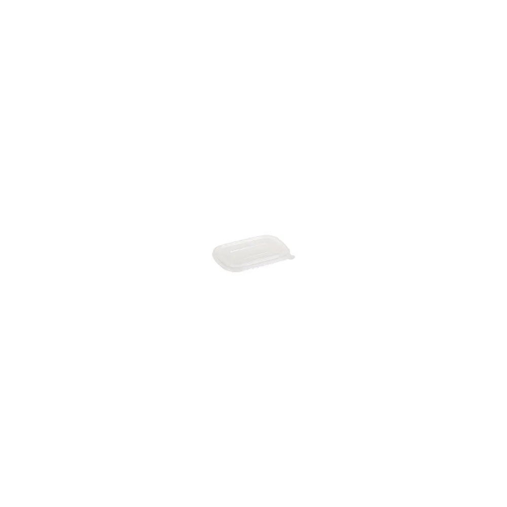 Deckel transparent aus PP für Pappschalen rechteckig 173x120mm, 50 Stk.