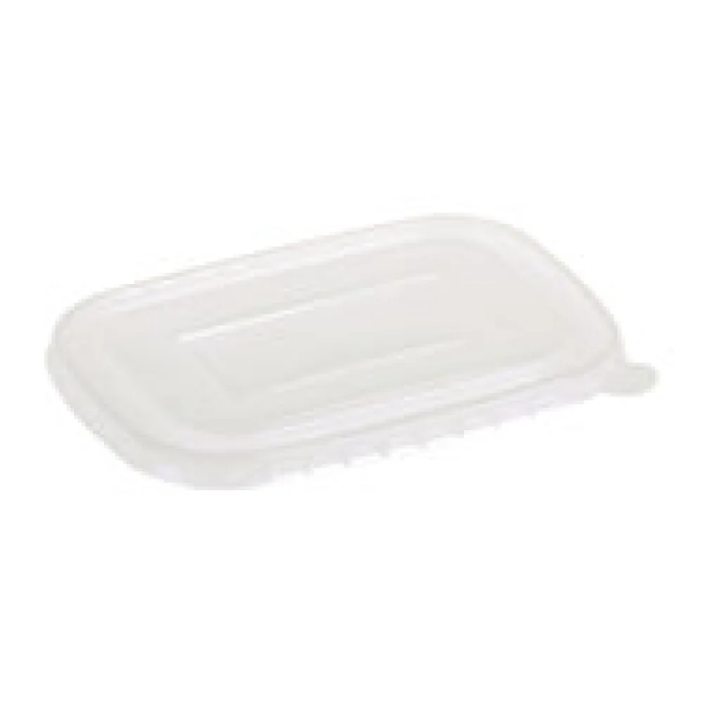 Deckel transparent aus PP für Pappschalen rechteckig 173x120mm, 50 Stk.