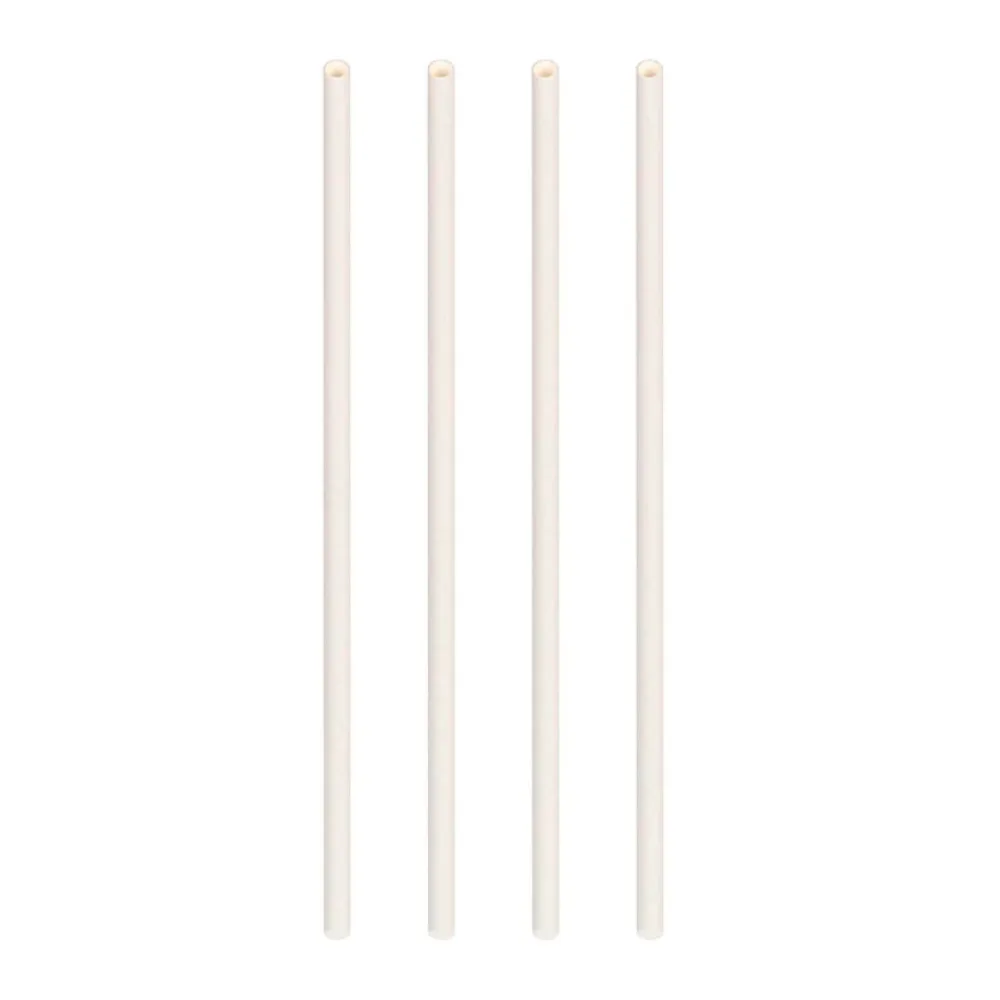 Trinkhalme aus Papier dick weiß O8mm 25cm, 150 Stk. – Bild 2