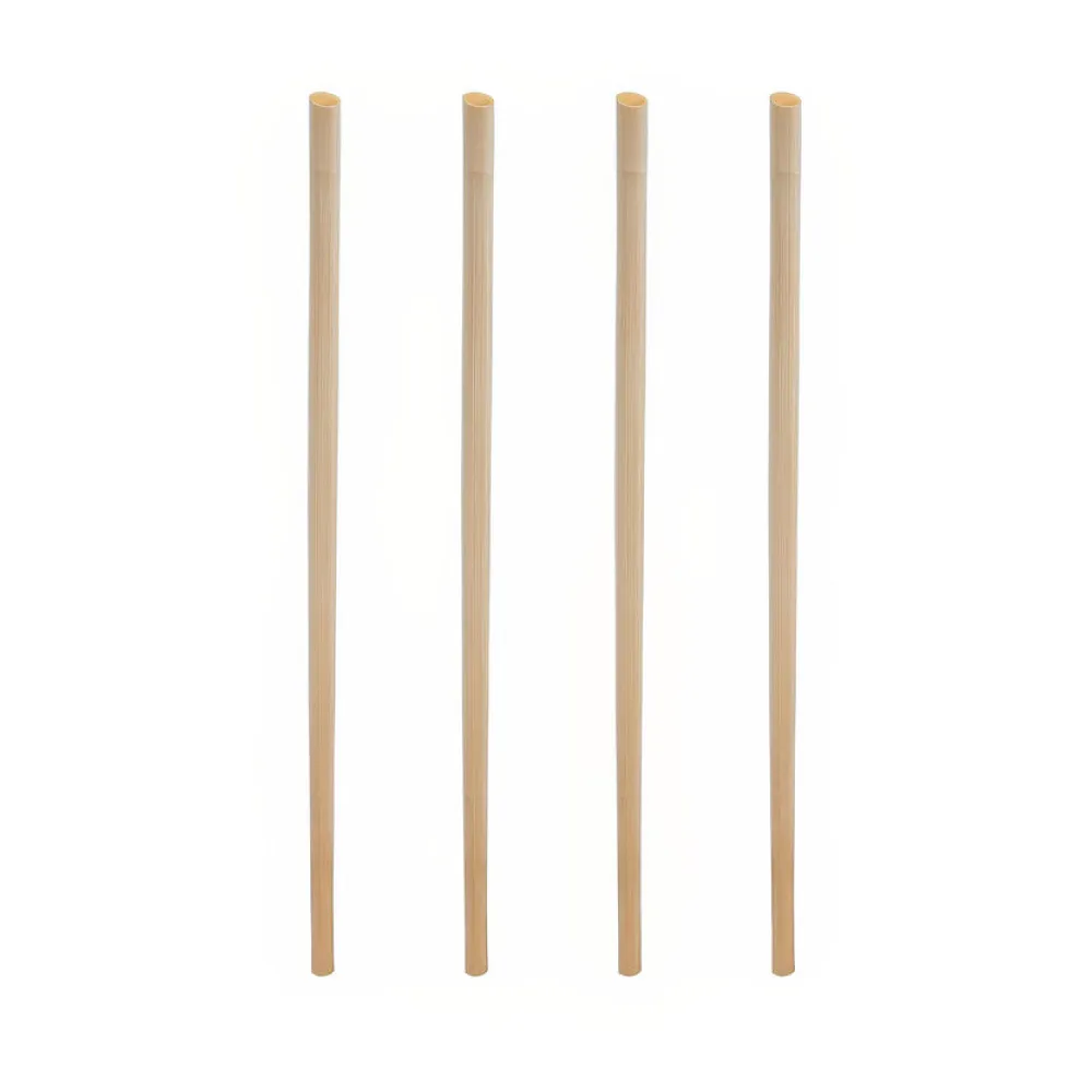 Trinkhalme aus Stroh natur O3-5mm 15cm, 100 Stk. – Bild 2