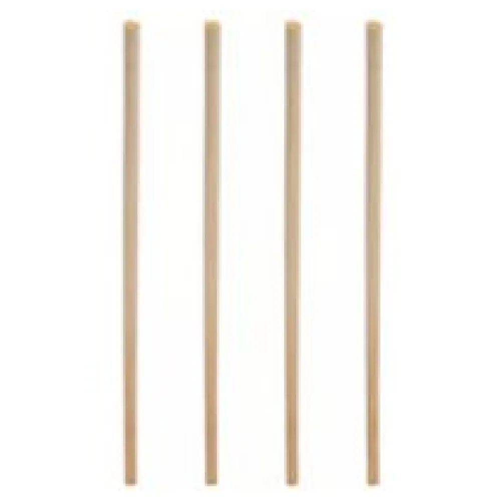 Trinkhalme aus Stroh natur O3-5mm 15cm, 100 Stk. – Bild 3