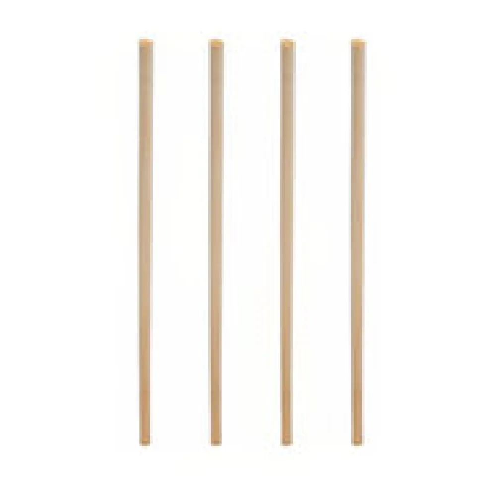 Trinkhalme aus Stroh natur O3-5mm 15cm, 500 Stk.