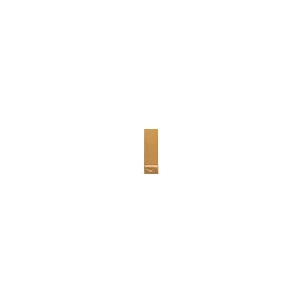 Blockbodenbeutel Gold 80 + 50mm x 252mm 4-lagig, 500 Stk.