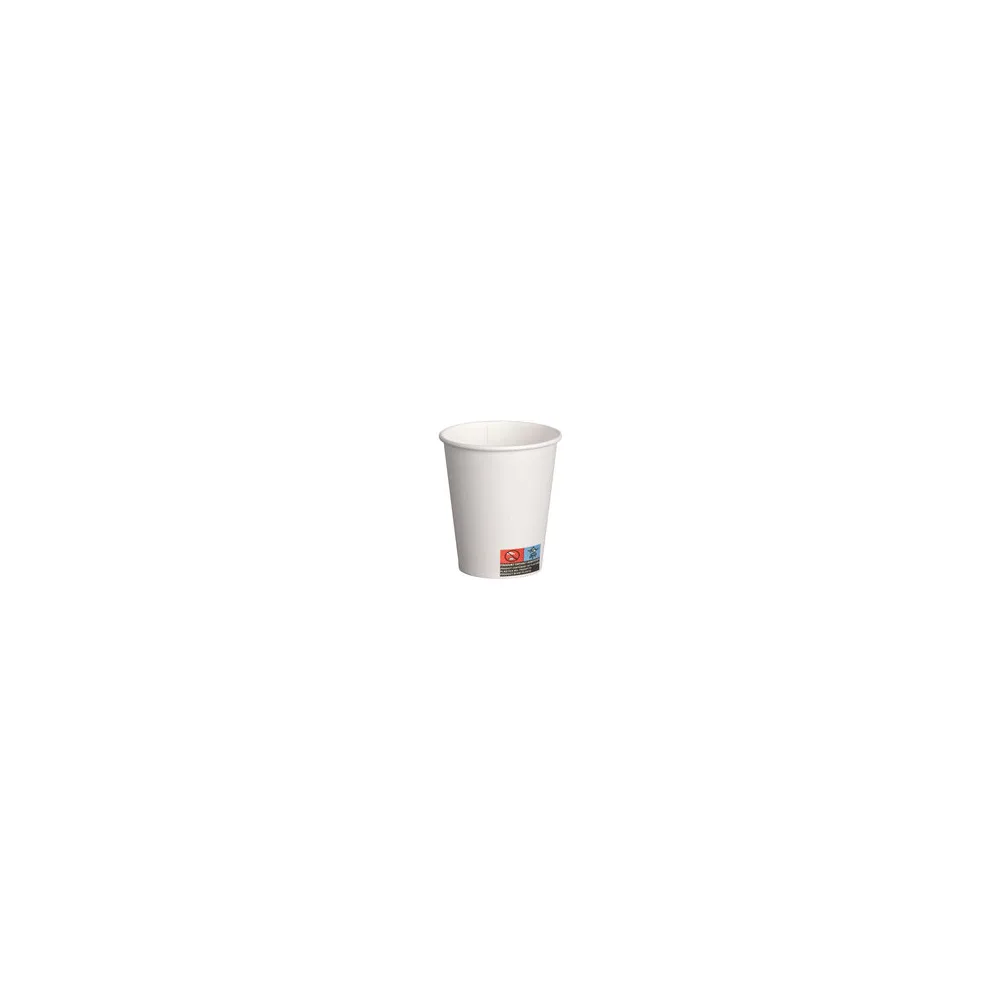 Kaffeebecher CoffeeToGo Pappbecher Trinkbecher weiß 200ml, 50 Stk.
