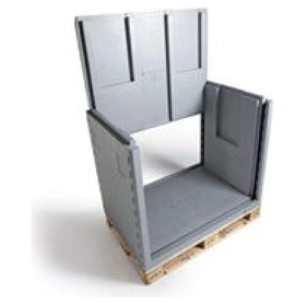 Palettenshipper Isolierboxen aus NEOPORR ohne Kühlakkus, 575L – Bild 3