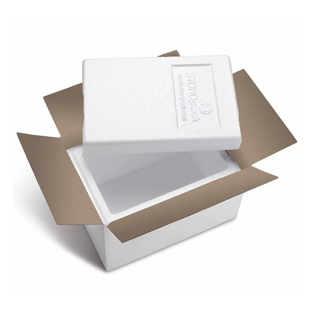 Isolierboxen mit Deckel aus rEPS 330 x 225 x 225 mm 7,3 Liter, inkl. Umkarton – Bild 2