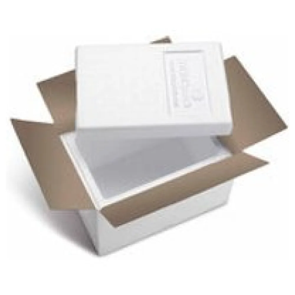 Isolierboxen mit Deckel aus rEPS 330 x 225 x 225 mm 7,3 Liter, inkl. Umkarton – Bild 3