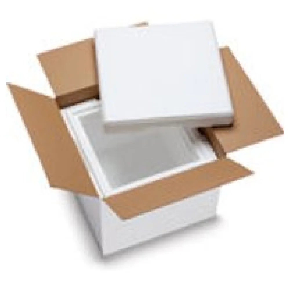Isolierboxen mit Deckel aus rEPS 350 x 350 x 300 mm 12,5 Liter, inkl. Umkarton – Bild 3