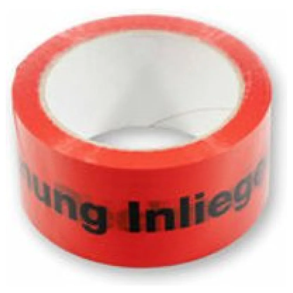 Warnklebeband 'Lieferschein Rechnung Inliegend' PP geräuscharm 50mm x 66m – Bild 3