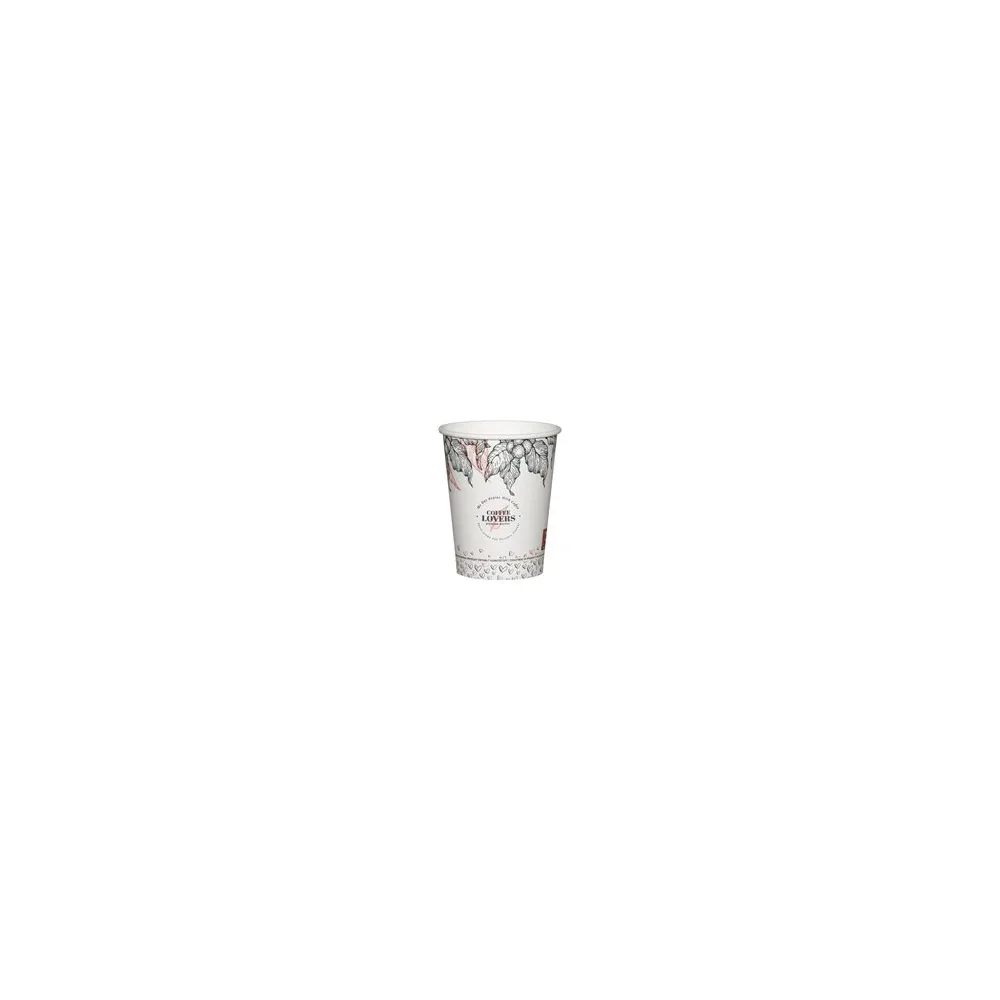 Kaffeebecher CoffeeToGo Pappbecher Design COFFEE LOVERS 200ml (270ml), 50 Stk.