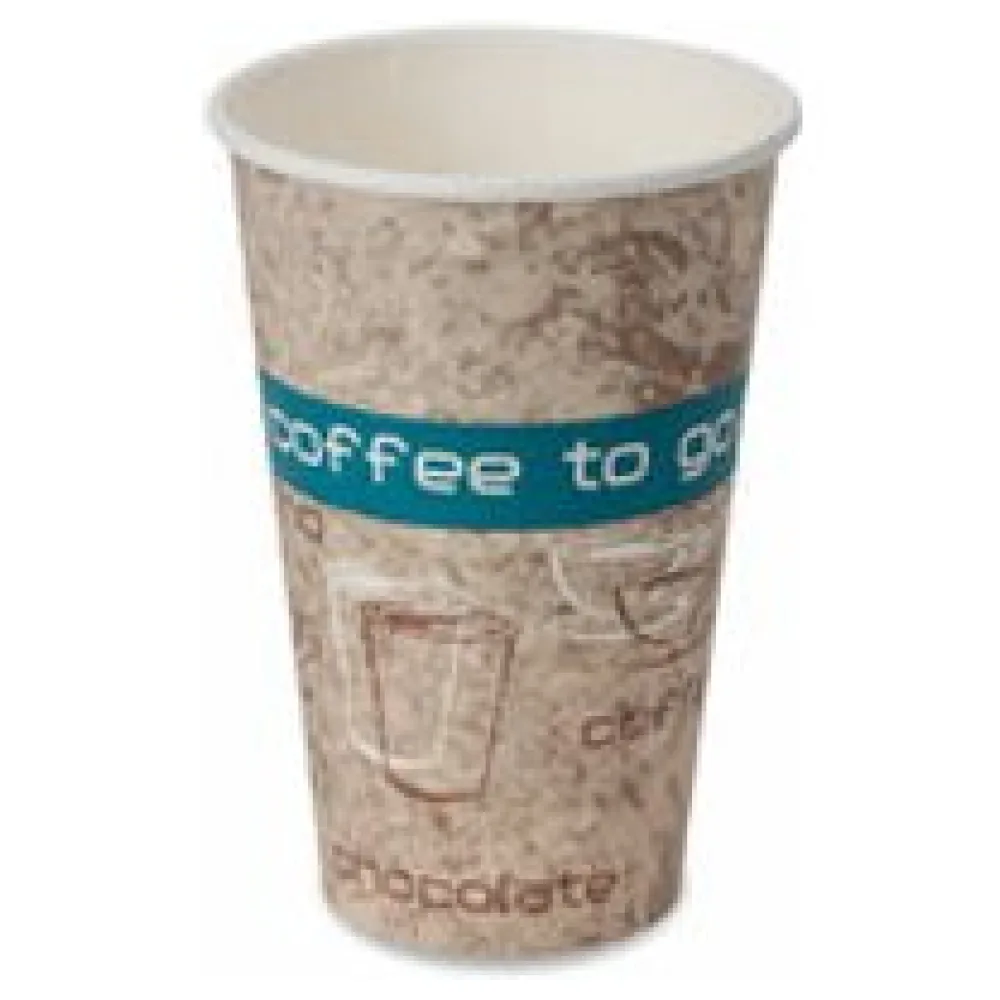 Kaffeebecher Premium, "Coffee to go", Pappe beschichtet, 16oz., 400 ml, 50 Stk. – Bild 3
