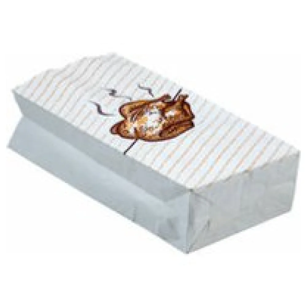 Thermo-Hähnchenbeutel Hendlbeutel für halbes Huhn 3-lagig Alu 23x10x6cm 100 Stk. – Bild 3