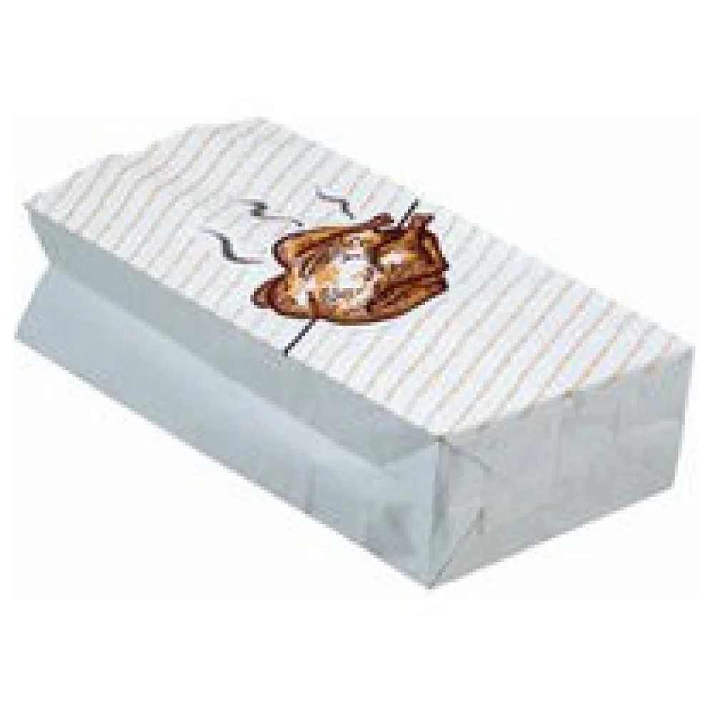 Thermo-Hähnchenbeutel Hendlbeutel für ganzes Huhn 3-lagig Alu 28x13x8cm 100 Stk. – Bild 3