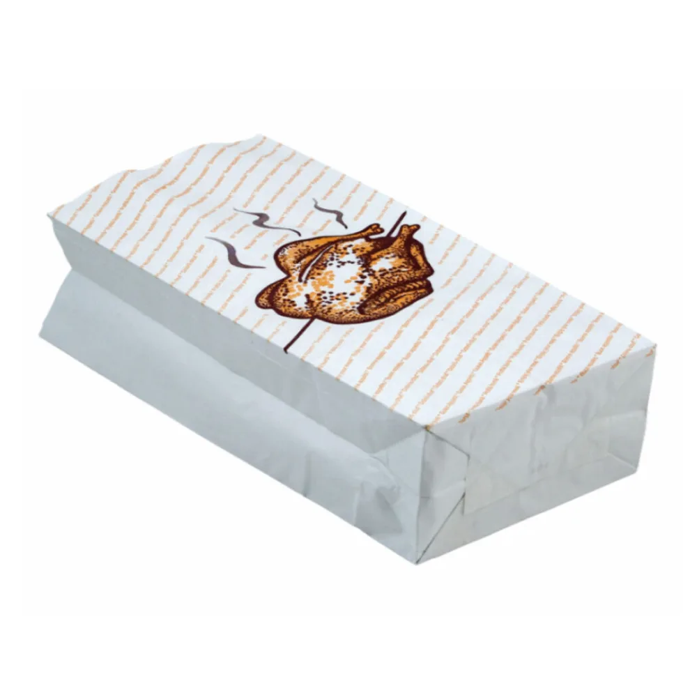 Thermo-Hähnchenbeutel Hendlbeutel für ganzes Huhn 3-lagig Alu 28x13x8cm 100 Stk. – Bild 2