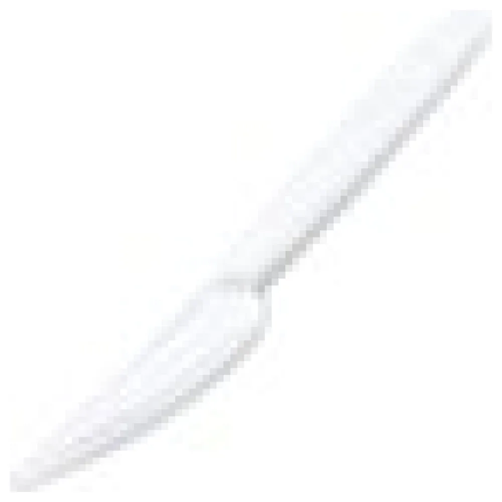 Mehrweg Messer 18,5 cm weiß wiederverwendbar 125 Waschzyklen PP, 50 Stk. – Bild 4