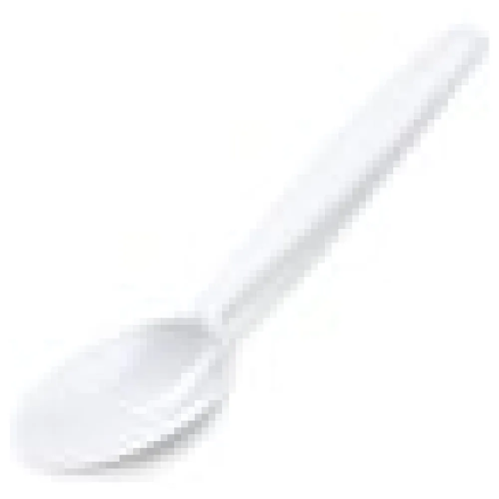 Mehrweg Kaffeelöffel 13 cm weiß wiederverwendbar 125 Waschzyklen PP, 50 Stk. – Bild 4