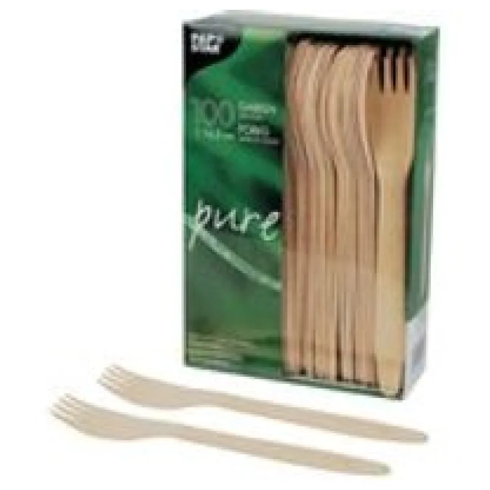 'pure' Holzgabeln 16,5 cm, 100 Stk. – Bild 3