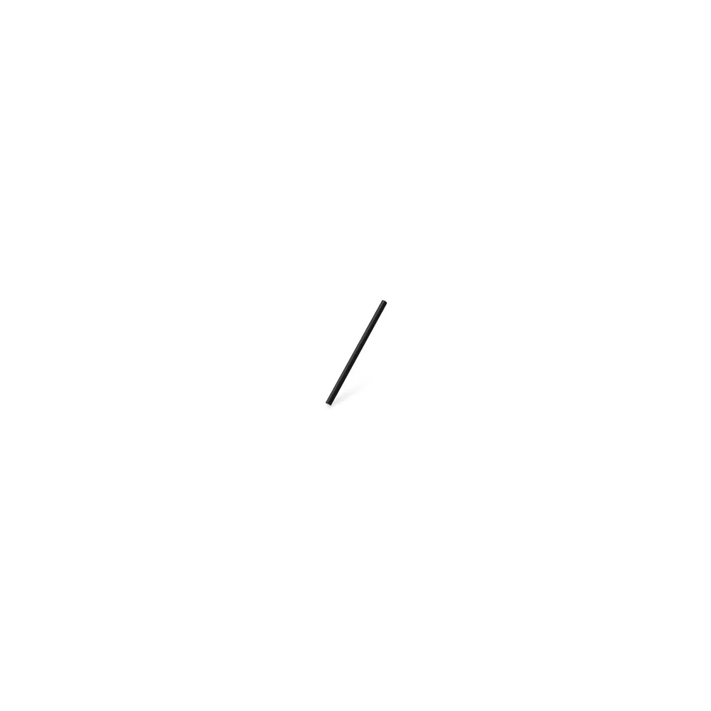 Papiertrinkhalme JUMBO schwarz 15 cm O8 mm, 100 Stk.