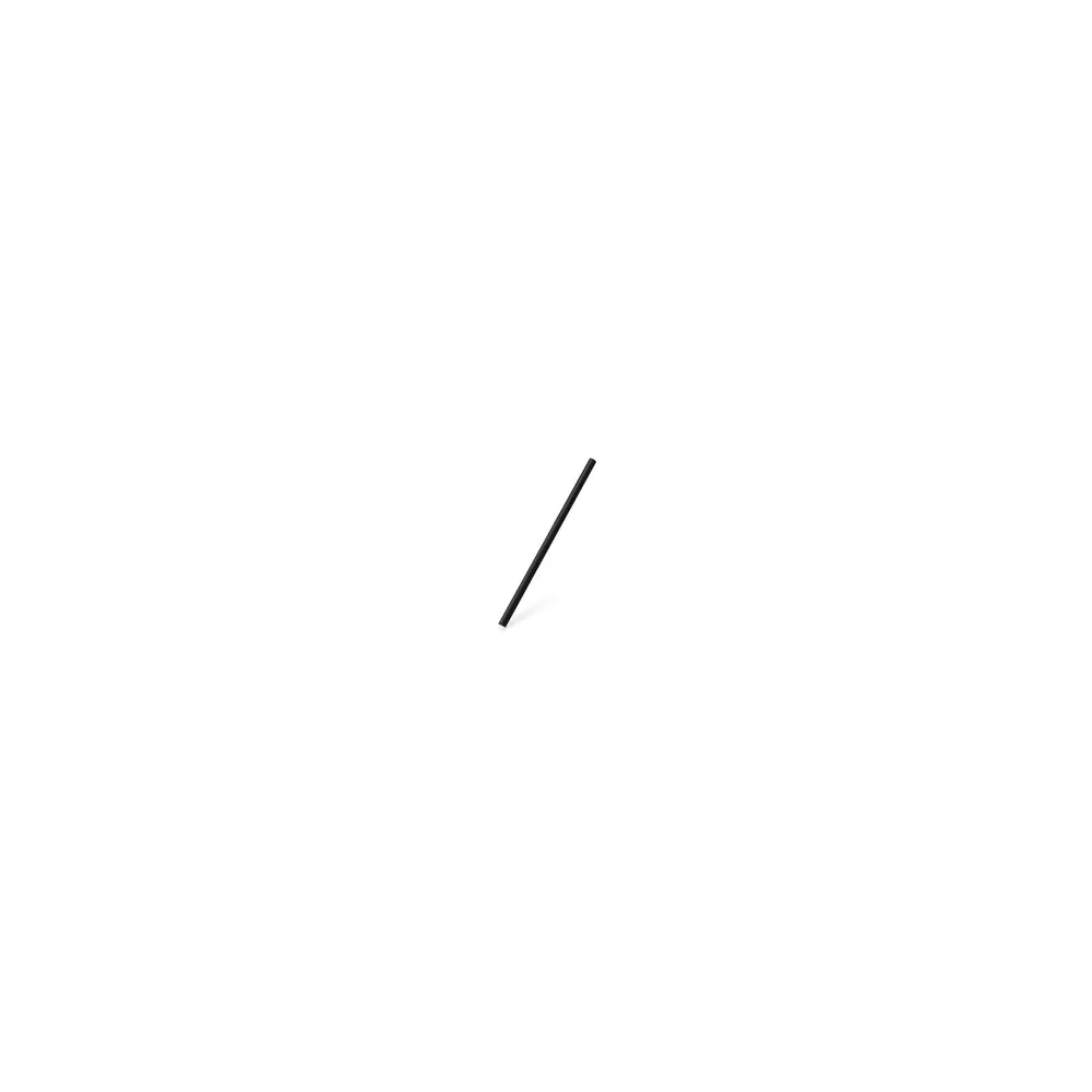 Papiertrinkhalme JUMBO schwarz 20 cm O8 mm, 100 Stk.