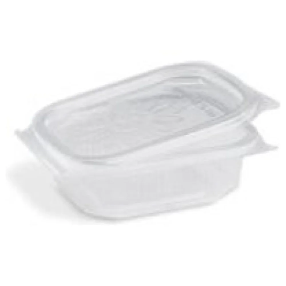 Feinkostbecher mit fixem Deckel Ripboxx Tiny klar PP 127x108x37mm 200ml, 50 Stk. – Bild 3