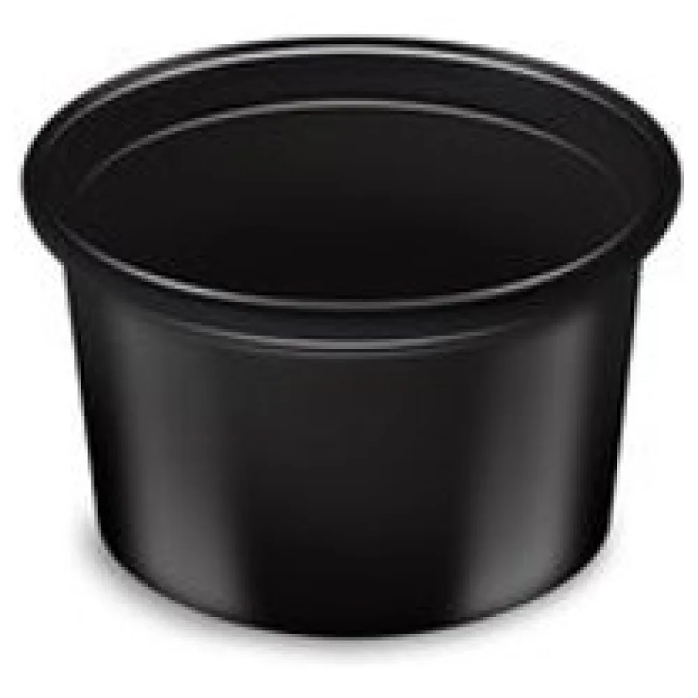 Dressingbecher Feinkostbecher schwarz PP 30 ml O 46 mm, 50 Stk. – Bild 3