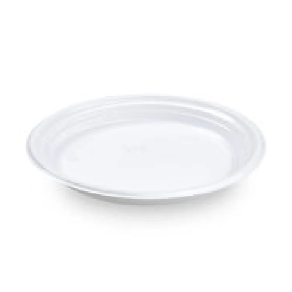 Mehrweg Menüteller rund O 22 cm H 2,6 cm Mikrowellentauglich weiß, 100 Stk.