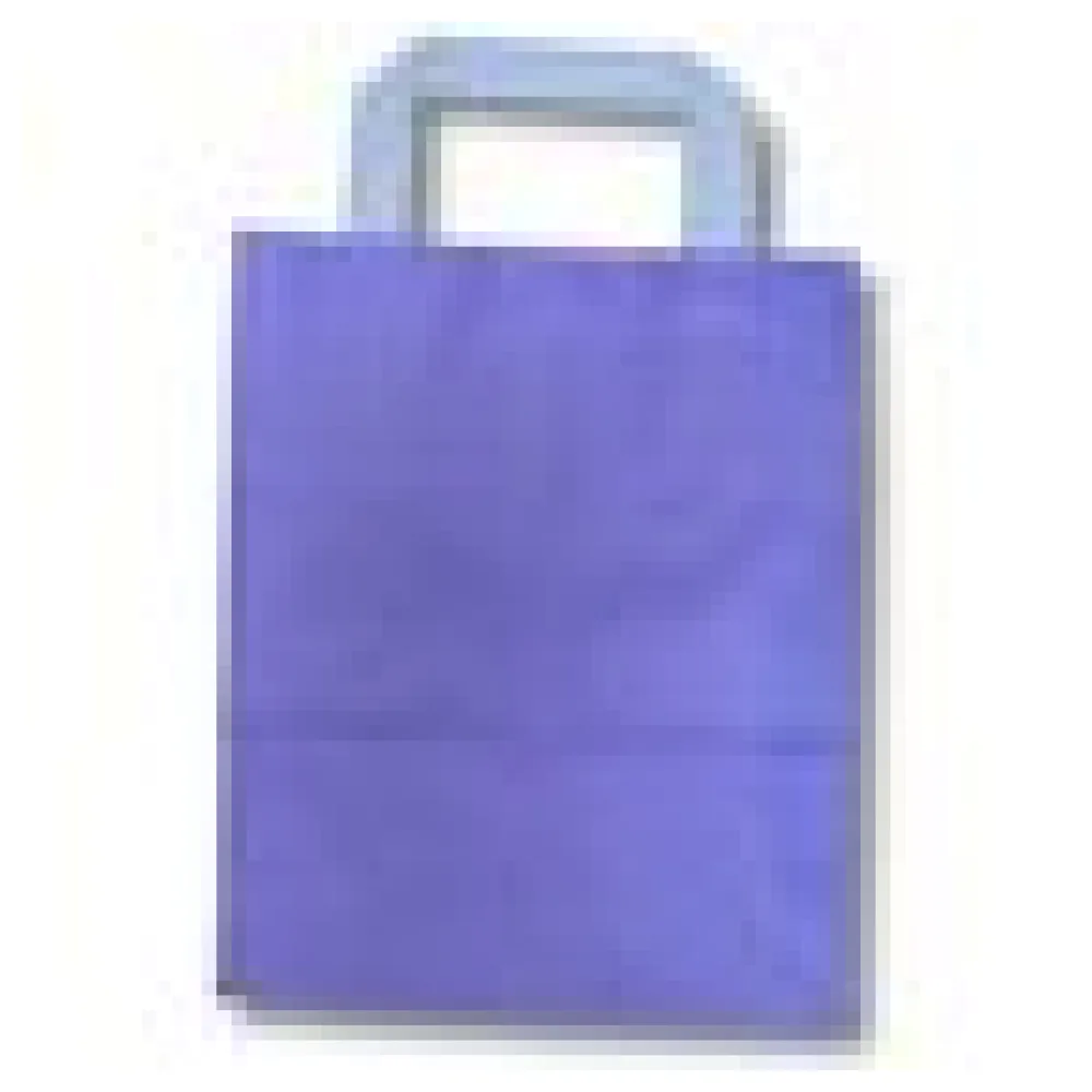 Papiertragetaschen aus Kraftpapier 180+80x220mm violett, 250 Stk. – Bild 4