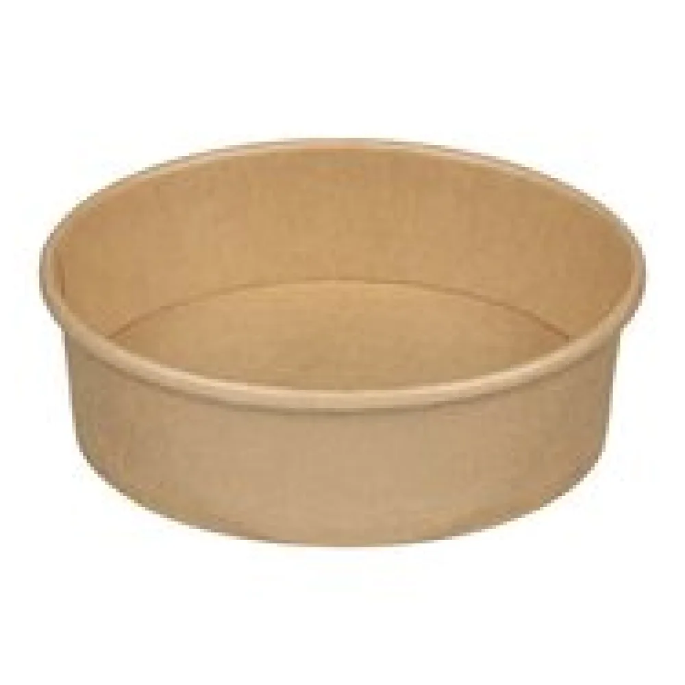 Salatschalen 1100 ml aus Kraftpapier braun, 50 Stk.