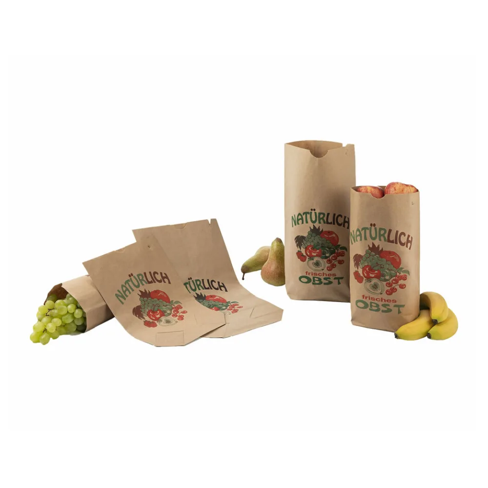 Obstbodenbeutel aus Natronpapier 'Natürlich' 230x370mm 60gr. 2,5 KG, 500 Stk. – Bild 2