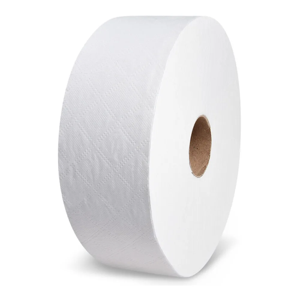 Toilettenpapier Tissue JUMBO 2-lagig O 23 cm weiß, 6 Stk. – Bild 2