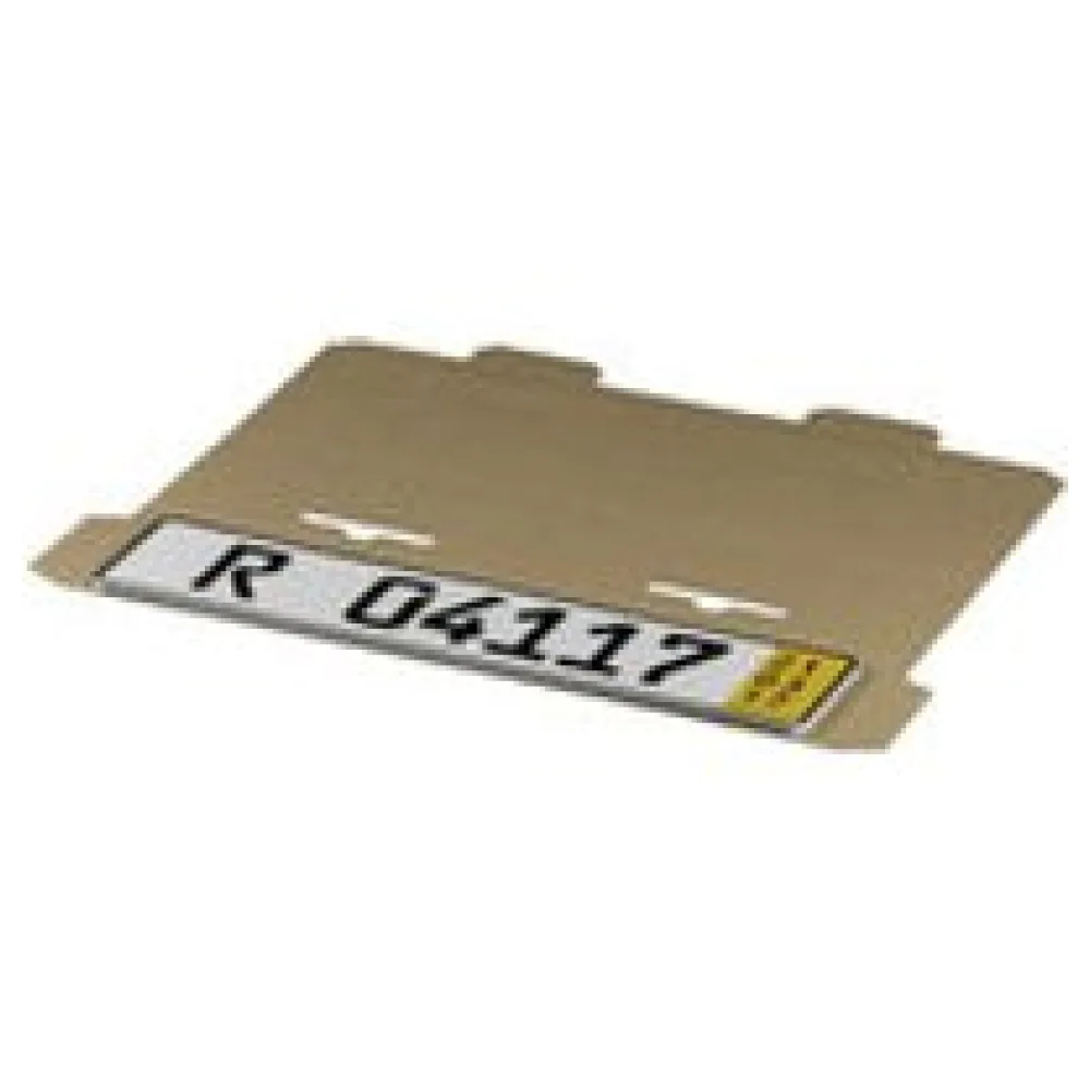 Versandverpackungen für KFZ-Kennzeichen 522x112x10mm – Bild 3