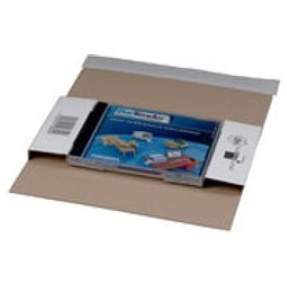 CD-Jewel-Mailer DIN Lang 225x125 ohne Fenster mit Selbstklebeverschluss & Aufreißfaden für 1 CD / DVD mit Hülle – Bild 3