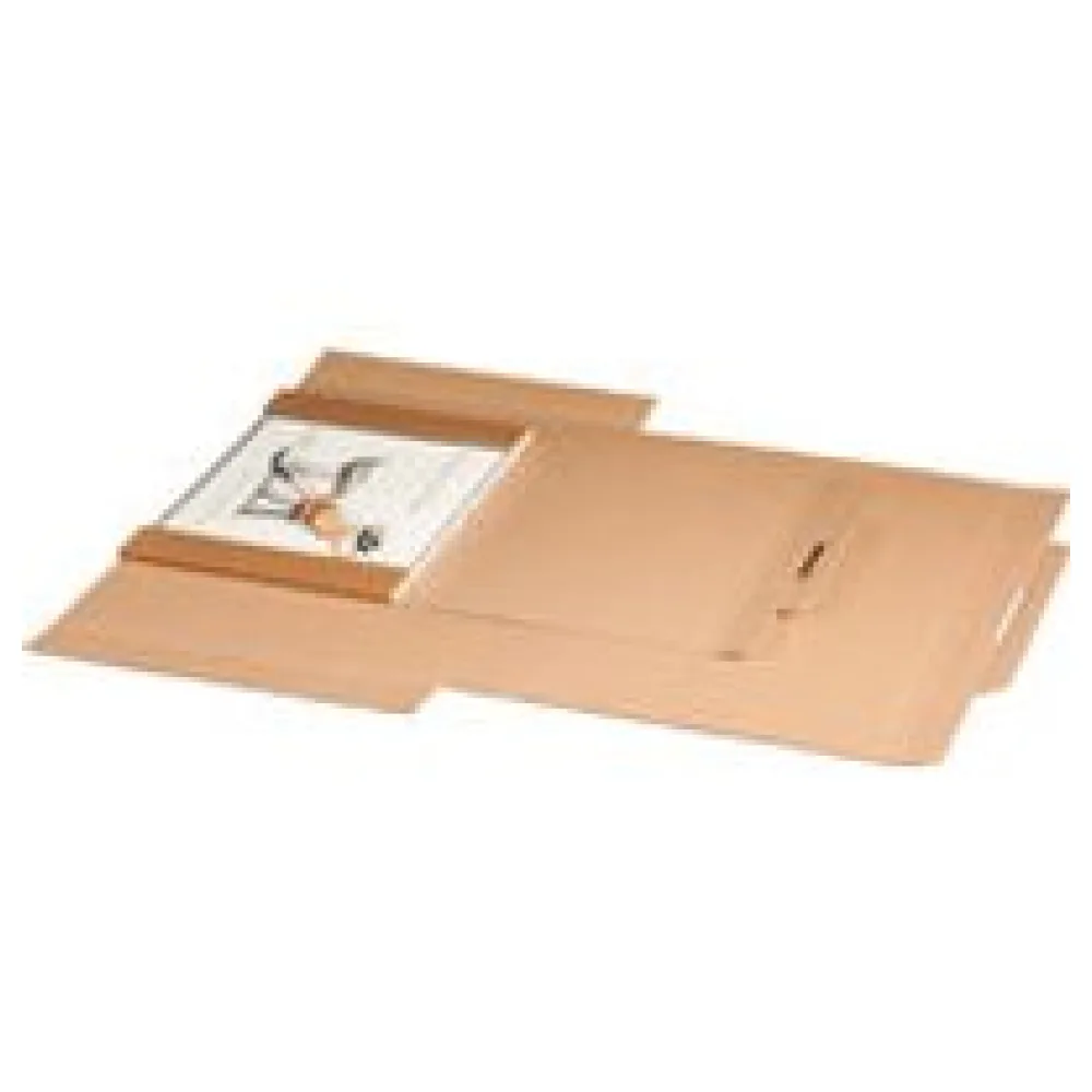 Kalenderverpackungen 1180x780mm bis 30mm Höhe mit Steckverschluss zum Wiederverschließen braun – Bild 3