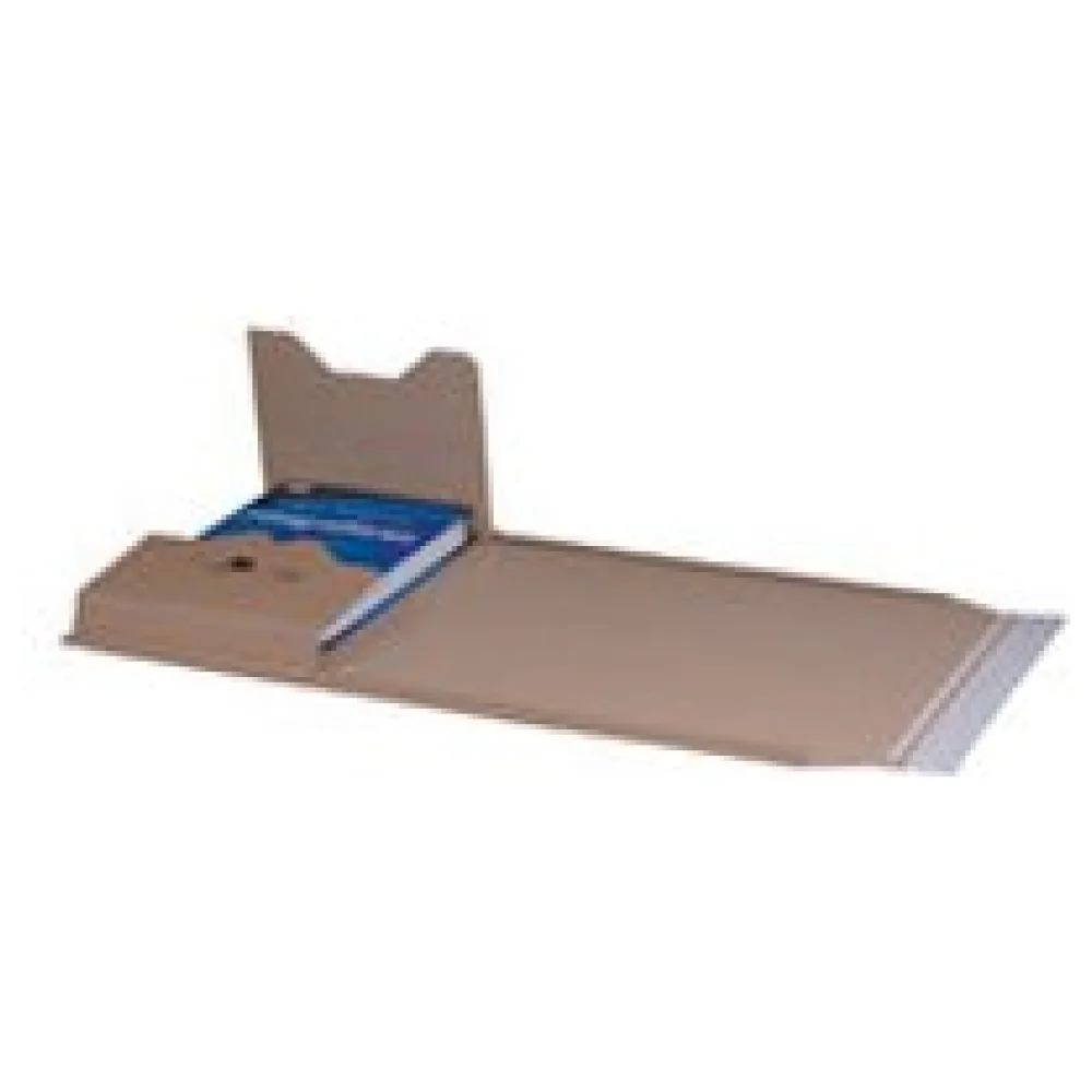 Universalverpackung 304x215mm bis 77mm Höhe Selbstklebeverschluss Aufreißfaden A4 braun – Bild 3