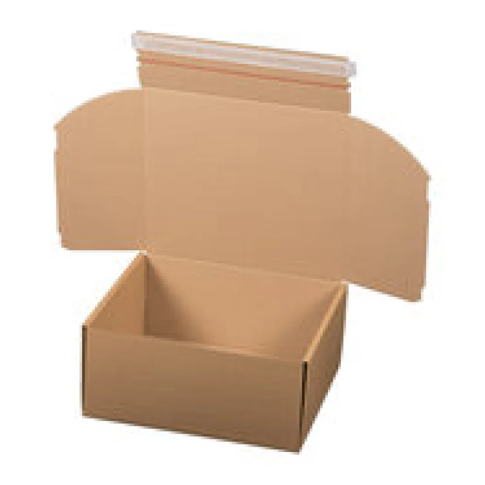 Versandkarton 315x300x120mm MODULBOX 5 mit Selbstklebeverschluss & Aufreißfaden braun