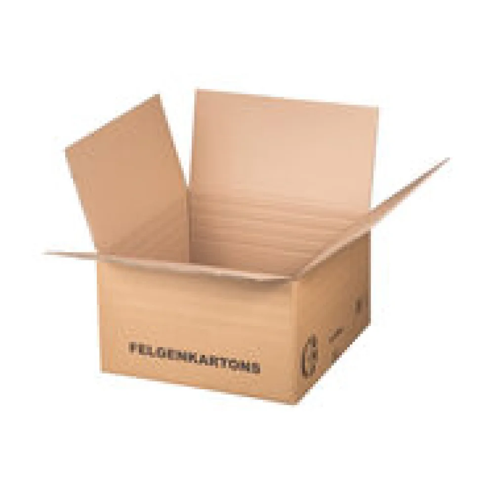Felgenkarton für 19 Zoll - 525x525x(162)-310mm mit variabler Höhe 2-wellig