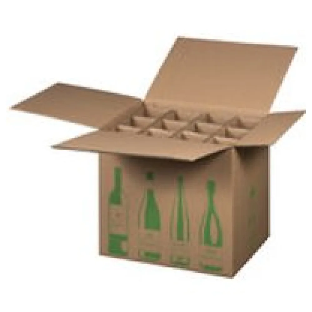 Weinversandkarton ECO für 12 Weinflaschen mit DHL Zertifizierung – Bild 3
