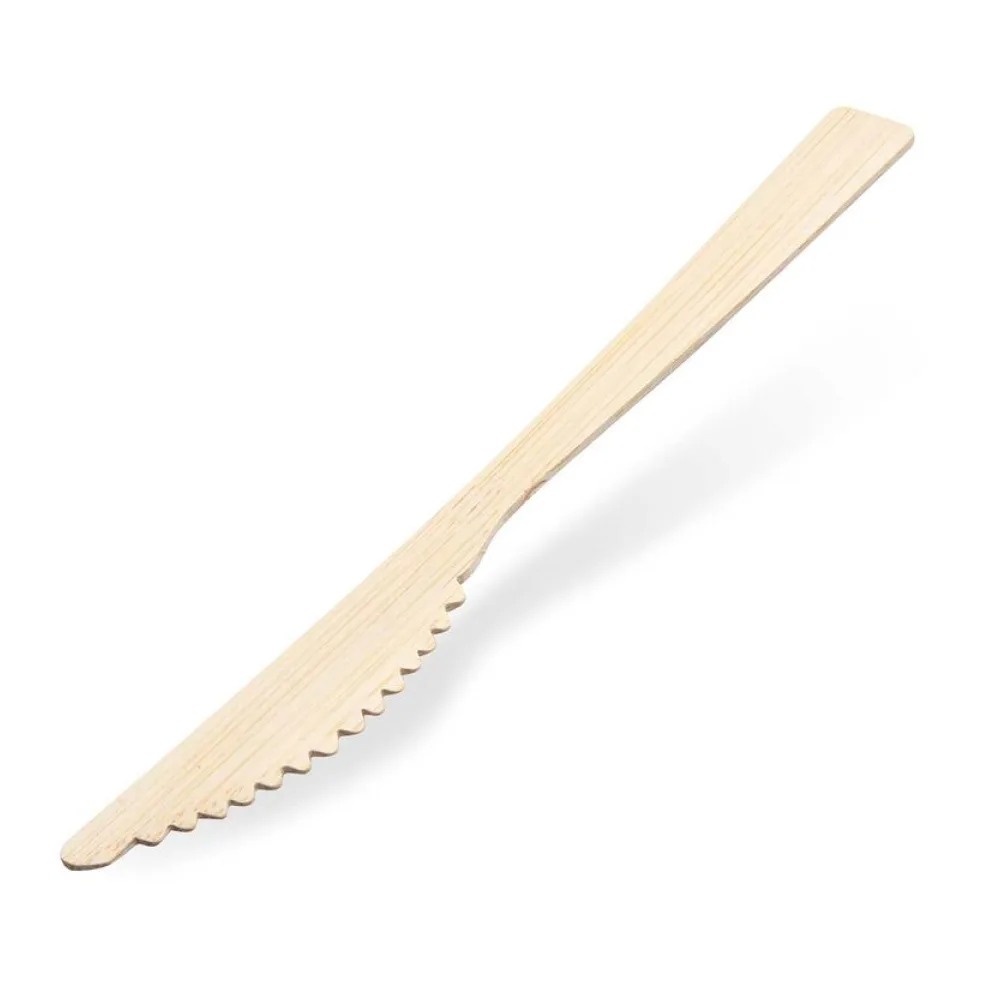 Bambusmesser Messer aus Bambus 17 cm umweltfreundlich, 100 Stk. – Bild 2