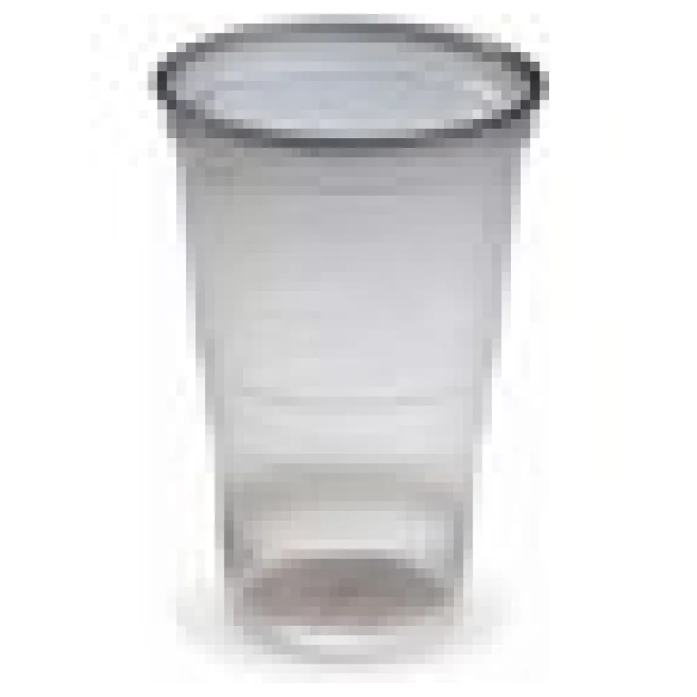 Mehrwegbecher Pfandbecher rauch-grau transparent PP Eichstrich 0,25 l O 7,8 cm, 46 Stk. – Bild 4