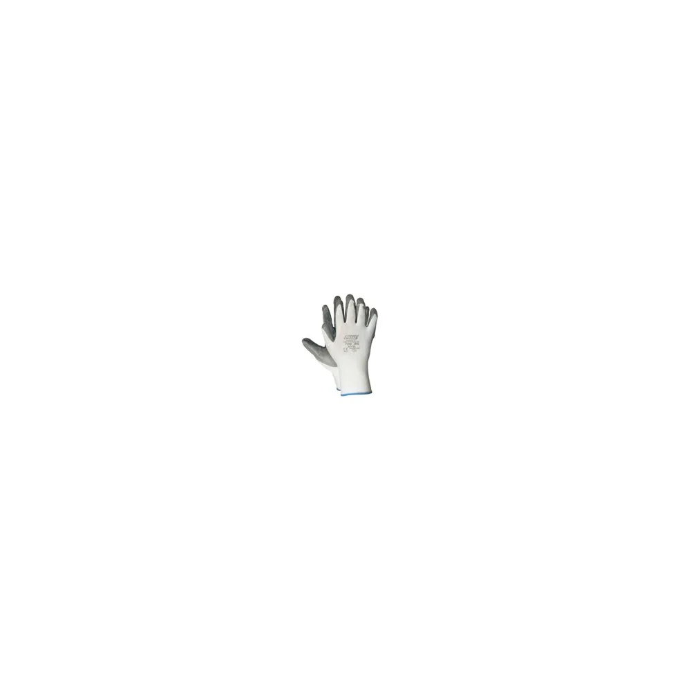 Arbeitshandschuhe Montagehandschuhe Nylon-Nitril Größe XL-10 Unisex grau, 12 Paar