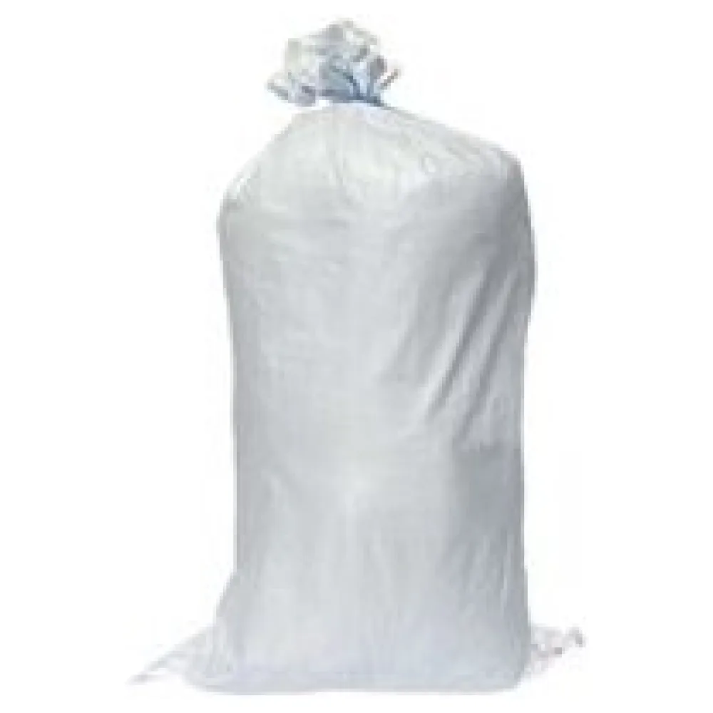 Schwerlastsack Gewebesack Laubsack Styroporsack Lagersack PP mit rotem Streifen 800 x 1250 mm 120g WEISS – Bild 3