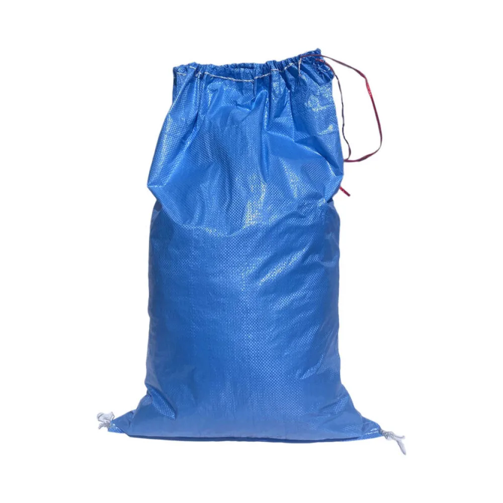 Schwerlastsack Gewebesack Hochwassersack Getreidesack Lagersack 500 x 800 mm PP 30kg mit Band, BLAU – Bild 2