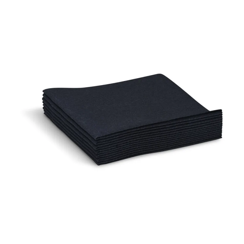 Serviette im Spenderkarton Premium Airlaid schwarz 20x20 cm i 1/4 -Falz stoffähnlich hochwertig , 100 Stk. – Bild 2