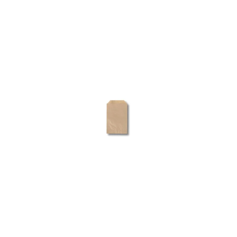 Papierbeutel braun unbedruckt 160 x 230 + 20 mm 40 g/m2 aus 100% Zellulose, 2000 Stk.