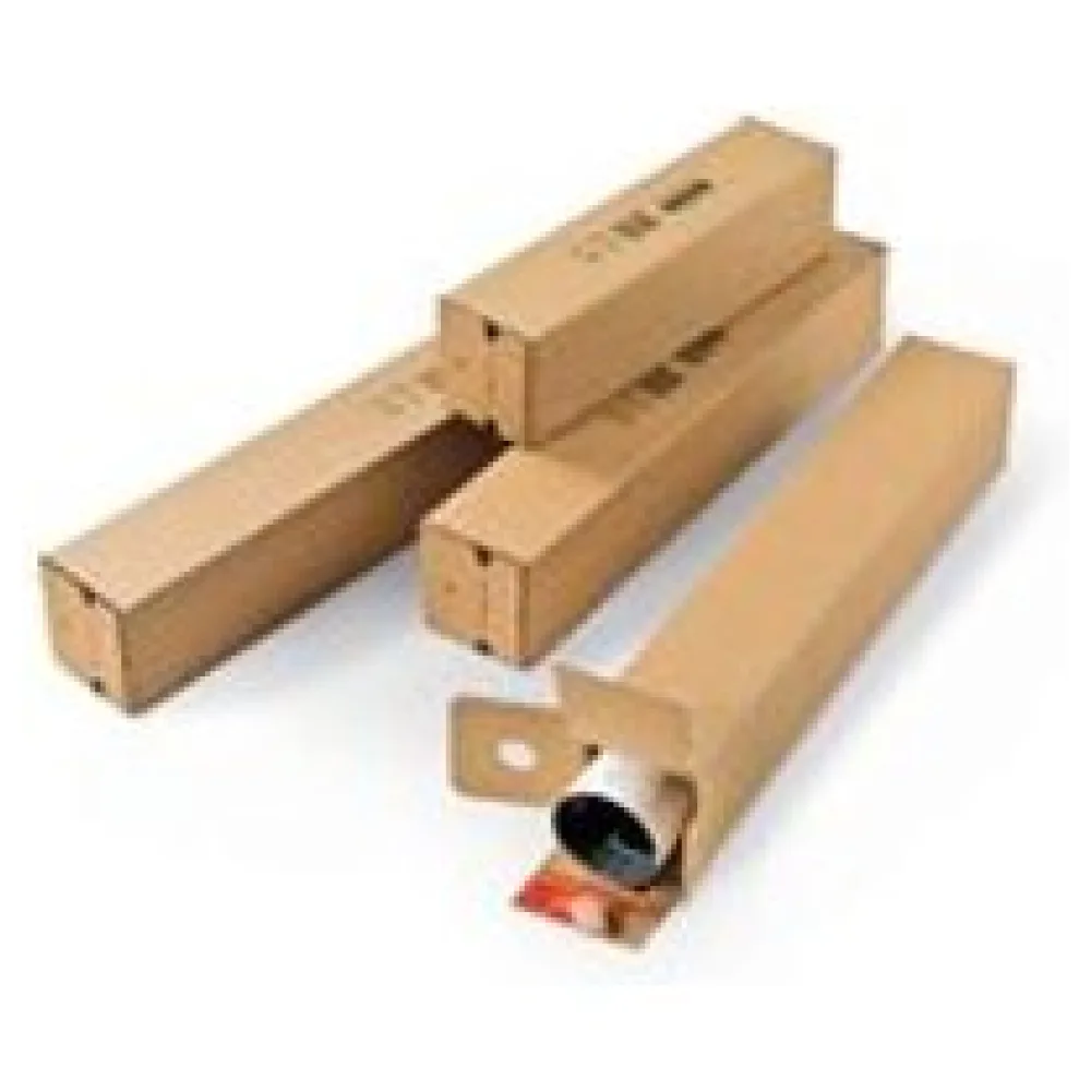 Planversandbox 635 x 115 x 115mm mit Selbstklebeverschluss & Aufreißfaden braun – Bild 3