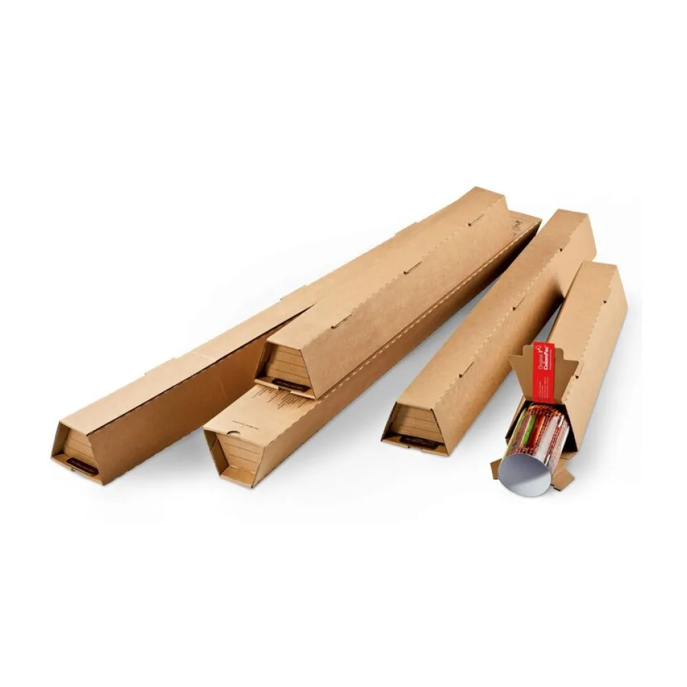 Trapez Versandbox 665 x 112/60 x 82mm mit Selbstklebeverschluss braun – Bild 2