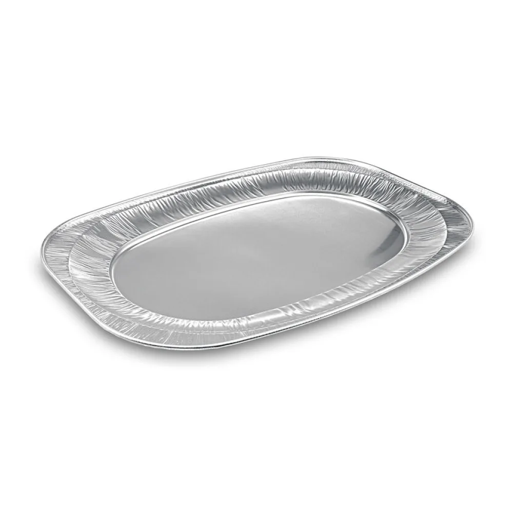 Alu-Catering-Platten Aluminium-Partyplatten Servierplatten 55 x 36 cm, 10 Stk. – Bild 2
