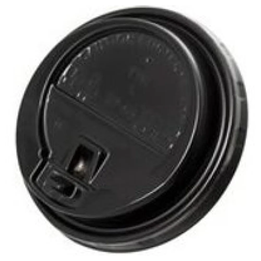 Domdeckel mit Verschlußklappe schwarz für Pappbecher COFFEE TO GO 90mm O, 100 Stk. – Bild 3